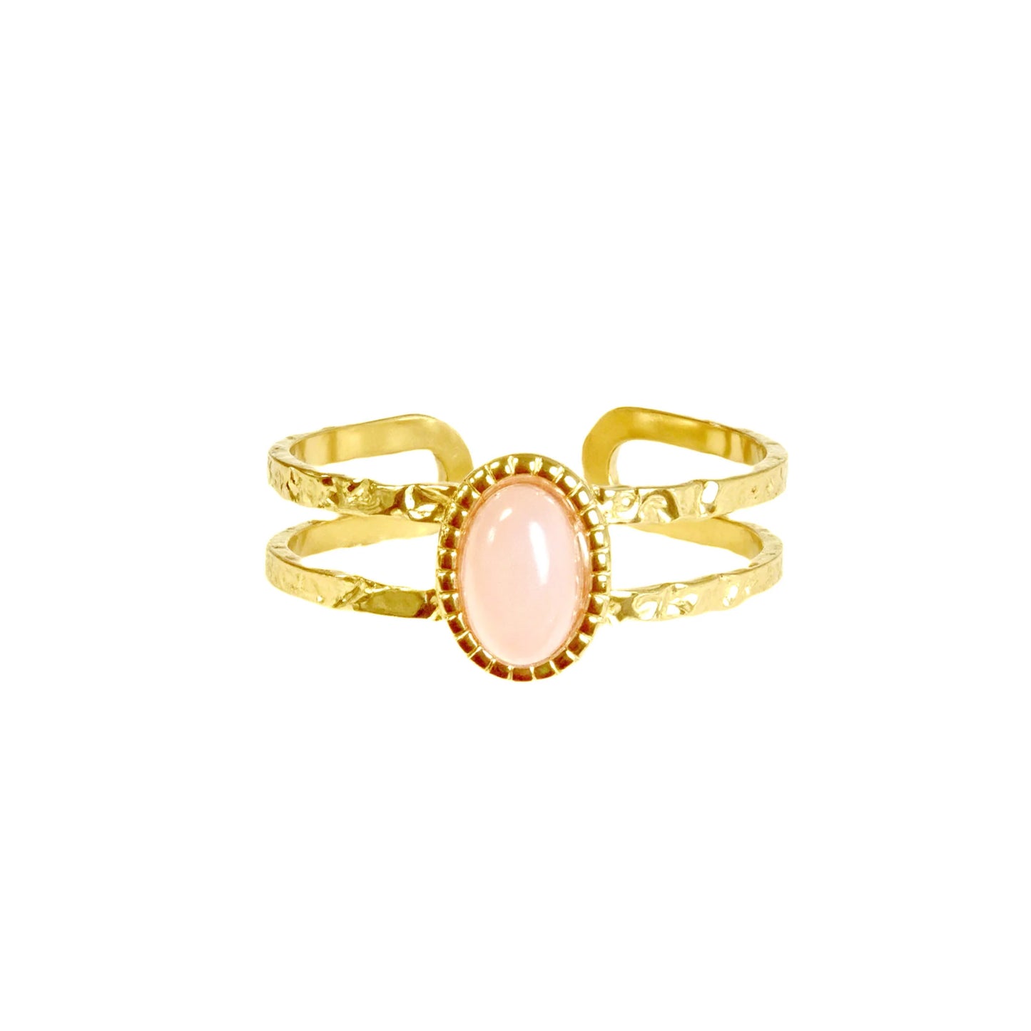 RING ROZE STEEN