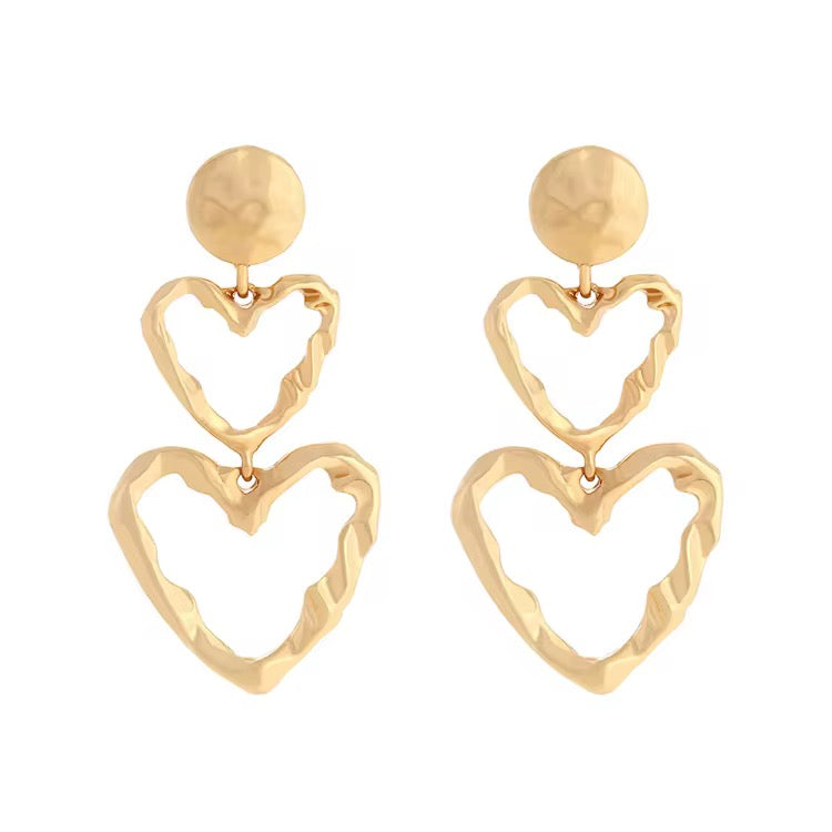OORBELLEN DOUBLE LOVE