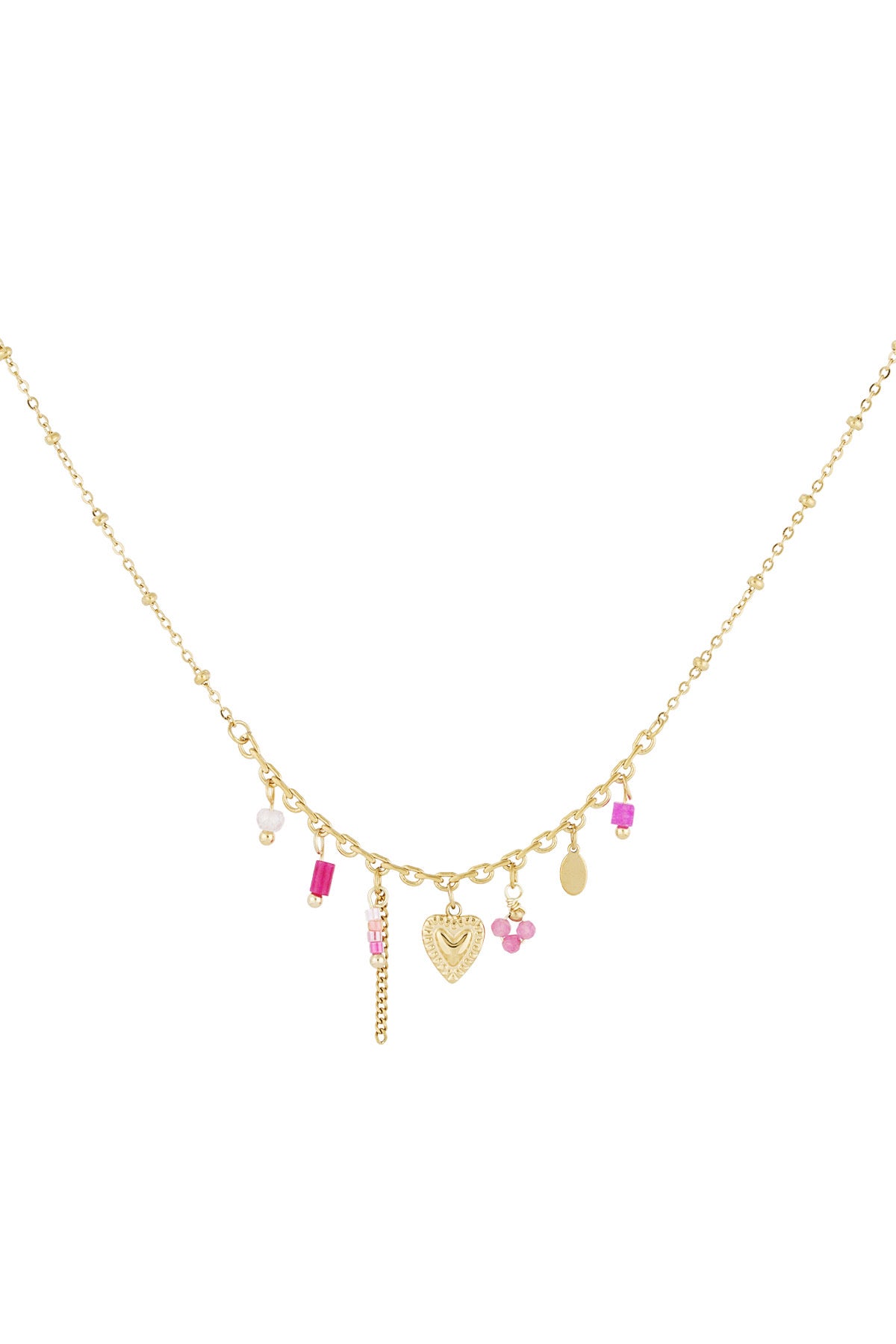 KETTING KLEURRIJKE BEDELS