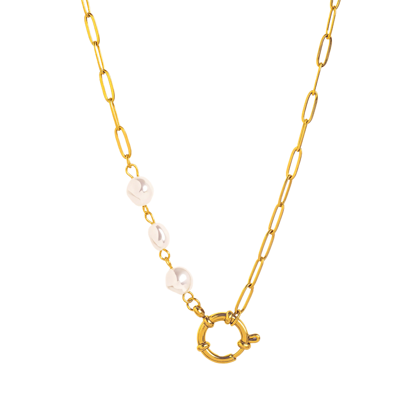 KETTING DRIE PARELS