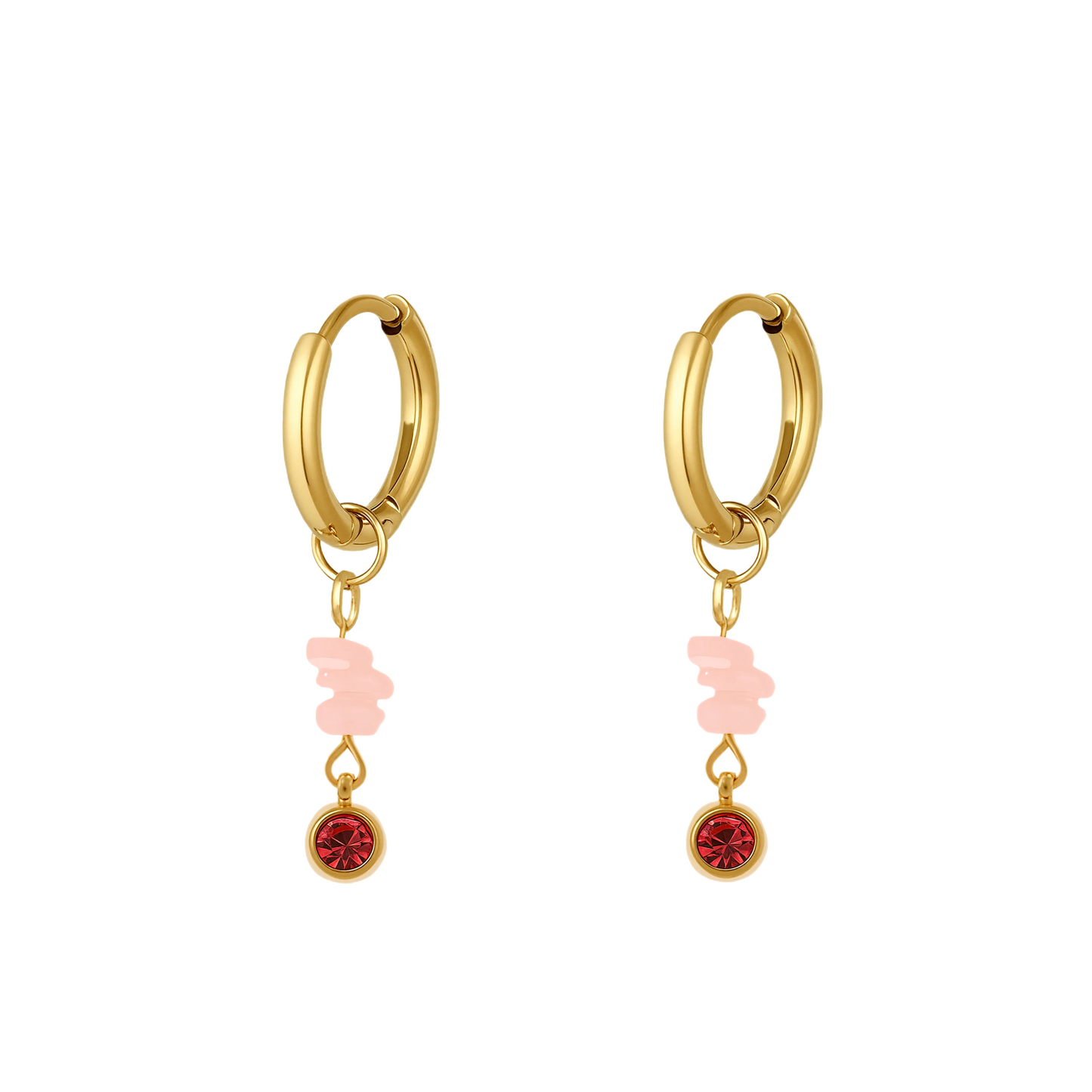 OORBELLEN TOUCH OF PINK