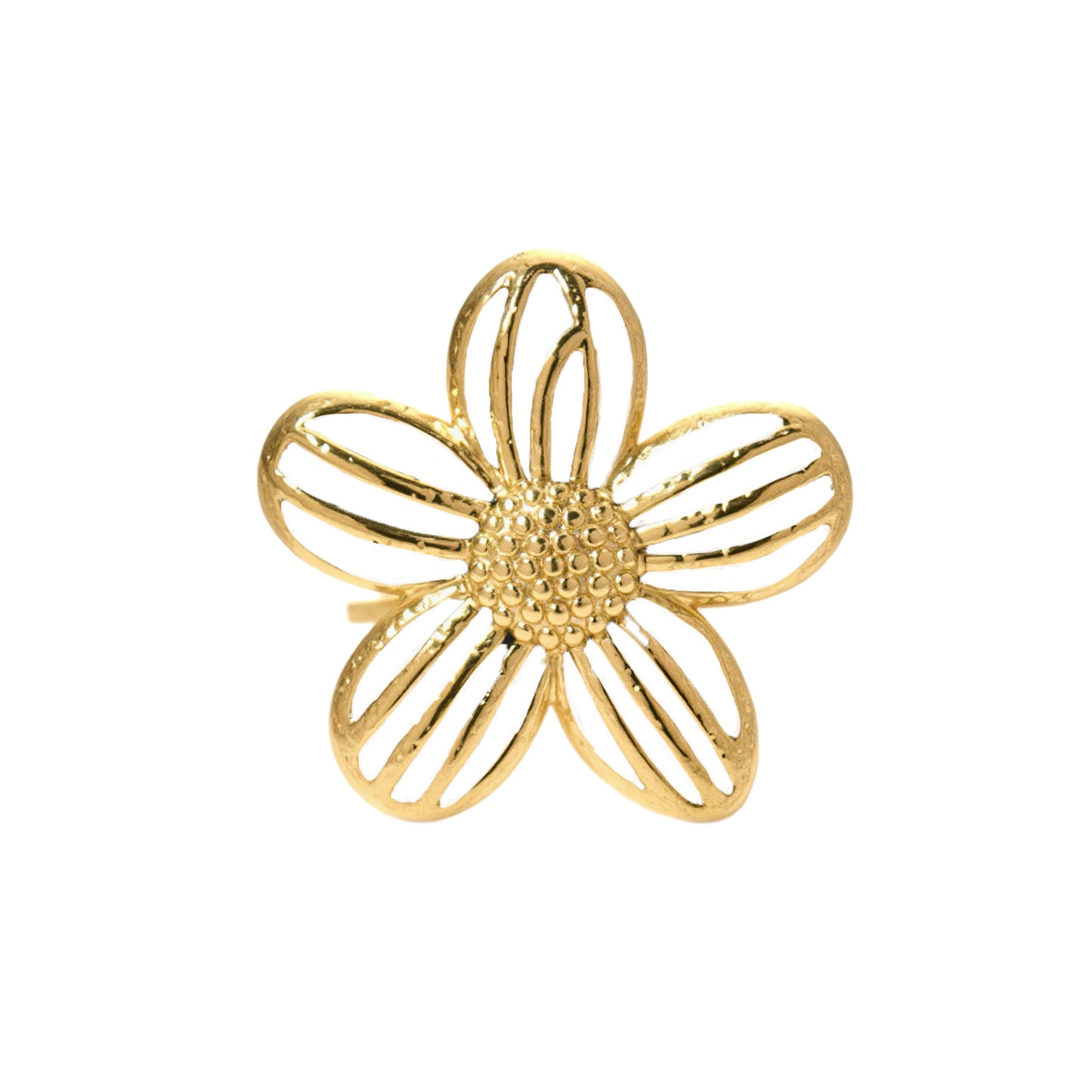 RING GROTE GEKLEURDE BLOEM