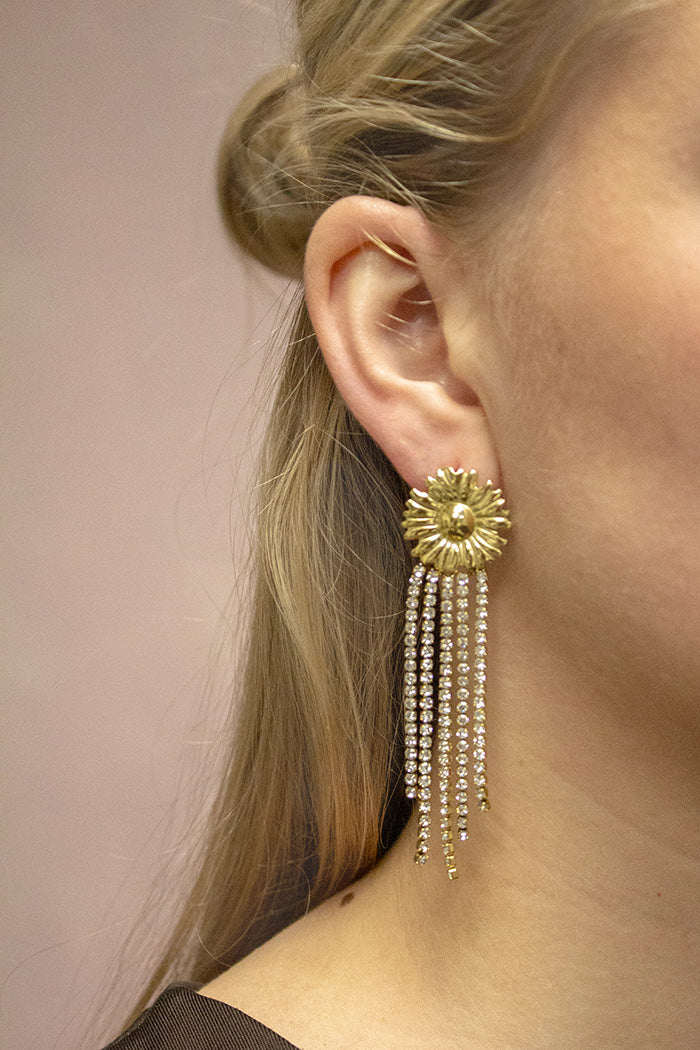 OORBELLEN SHINY FLOWERS