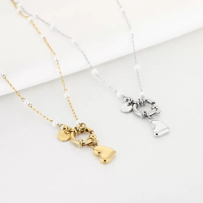 KETTING PAREL MET HARTJES BEDEL