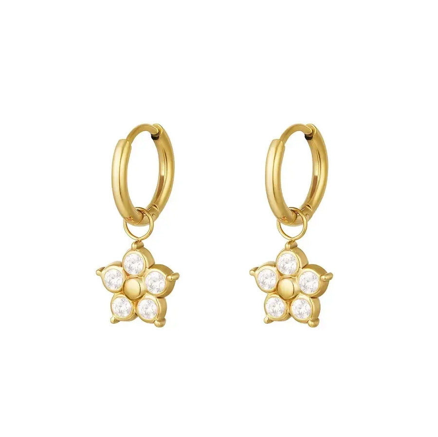 OORBELLEN SPARKLING FLOWER