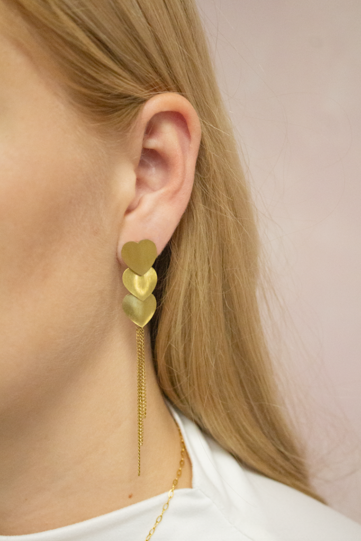 OORBELLEN HEART OF THREE