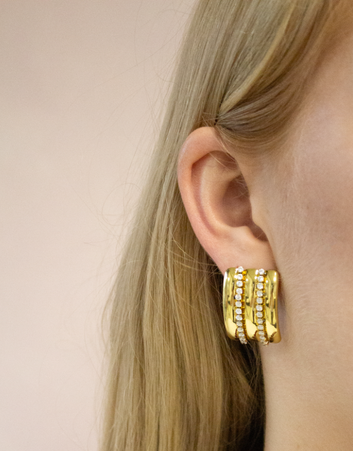 OORBELLEN BOXY SPARKLE