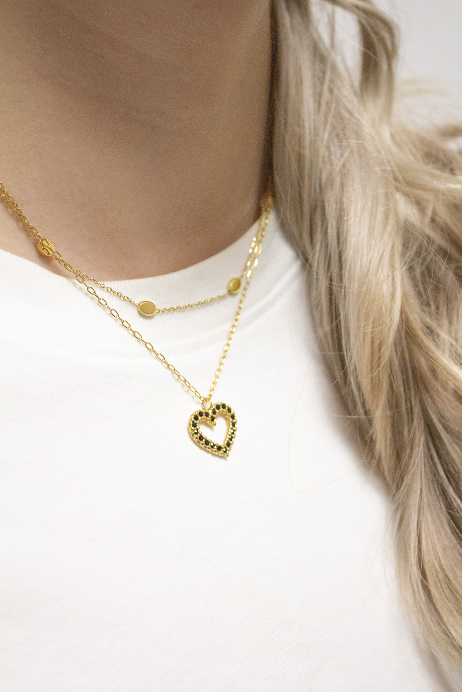 KETTING BLACK SPARKLE