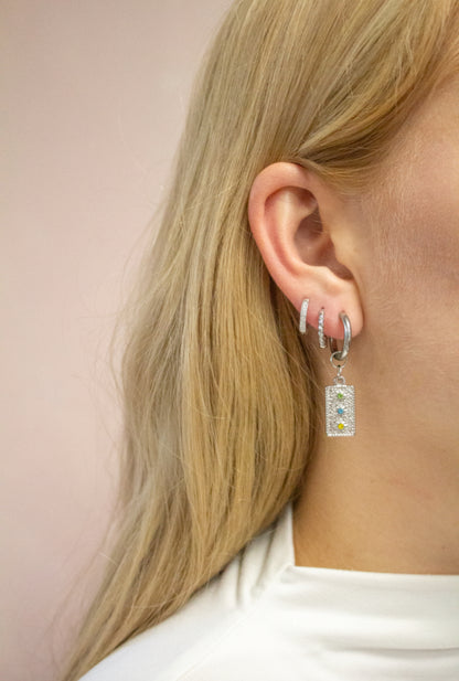 OORBELLEN BLUE SPARKLE