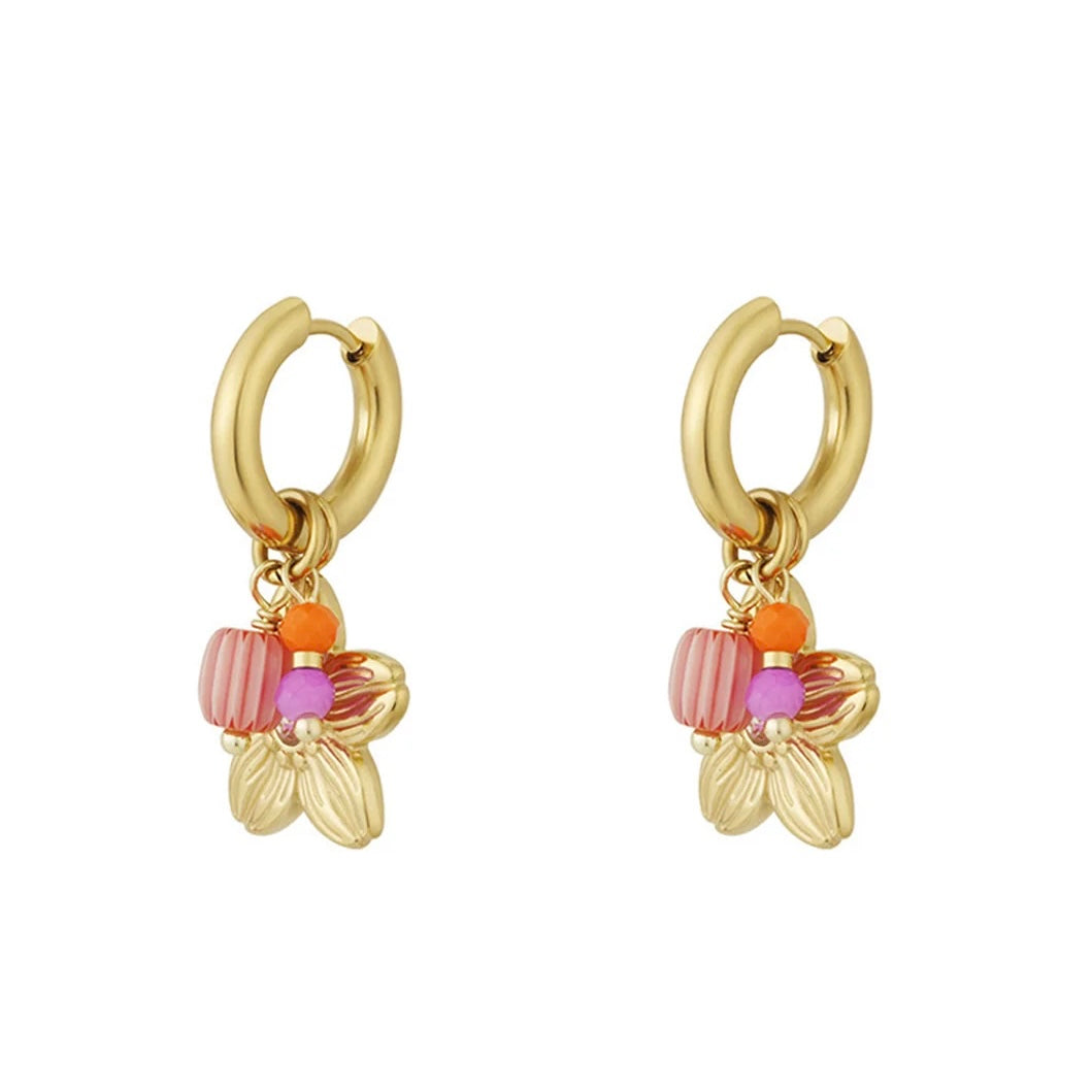 OORBELLEN PINK FLOWERS