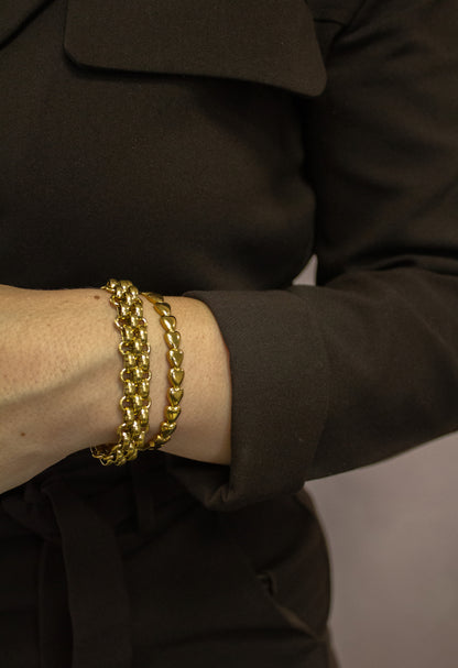 ARMBAND BANGLE MET HARTJES