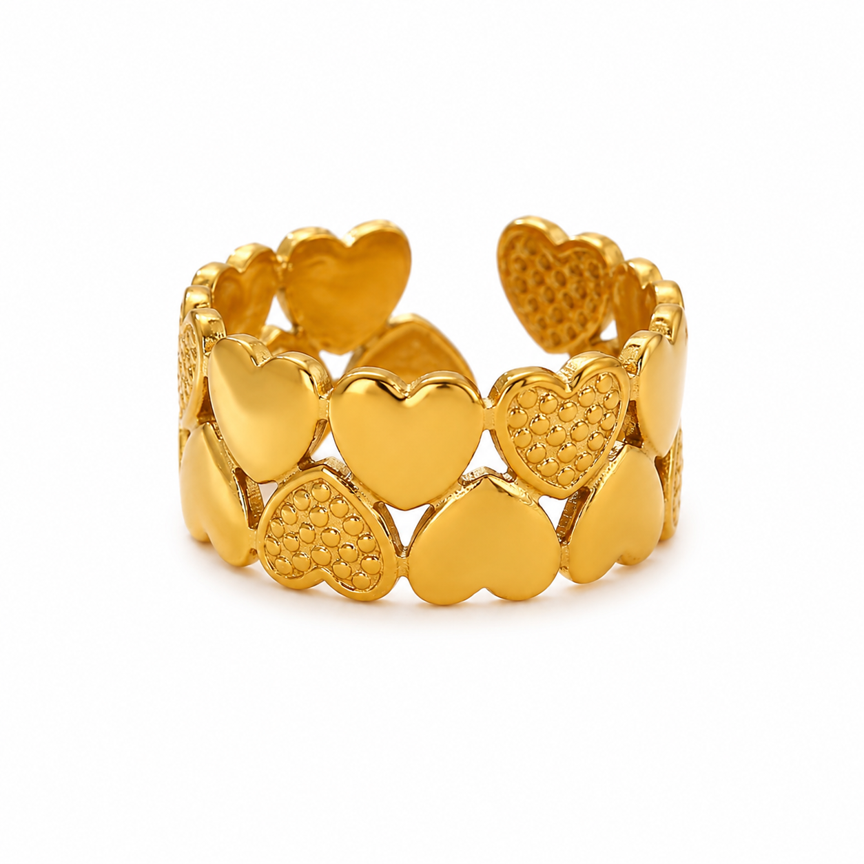 RING DOUBLE HEART