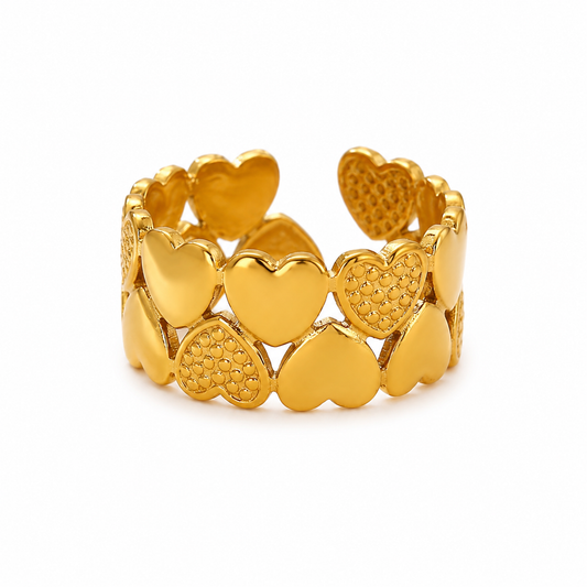 RING DOUBLE HEART