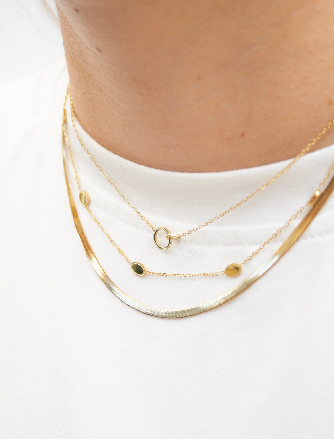 KETTING OVAL COINS