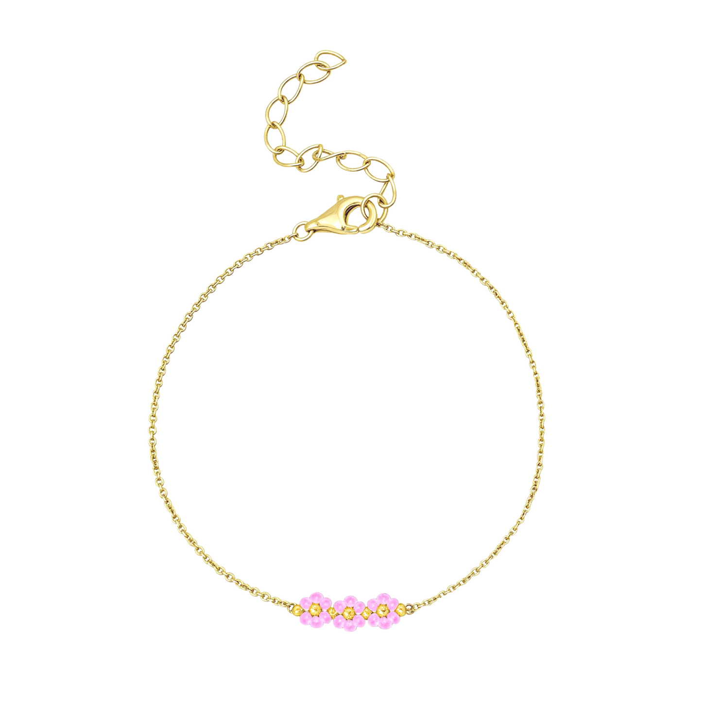 ARMBAND DRIE BLOEMETJES