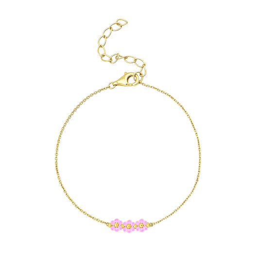 ARMBAND DRIE BLOEMETJES