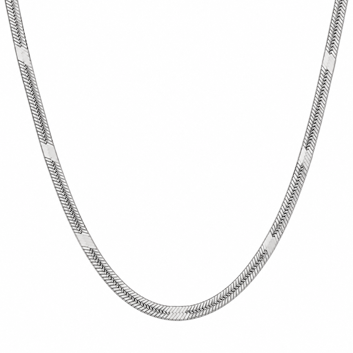 SNAKE CHAIN KETTING – PLATTE SCHAKELKETTING