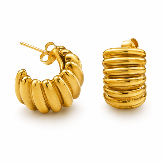 OORBELLEN CURVY HOOPS