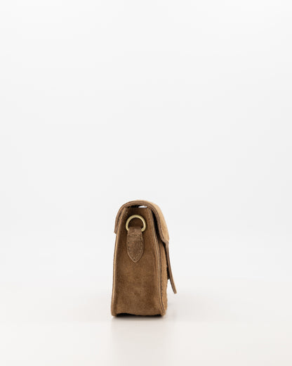 TAS MARGOT SUEDE BRUIN