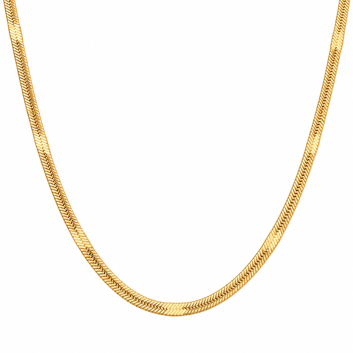 SNAKE CHAIN KETTING – PLATTE SCHAKELKETTING