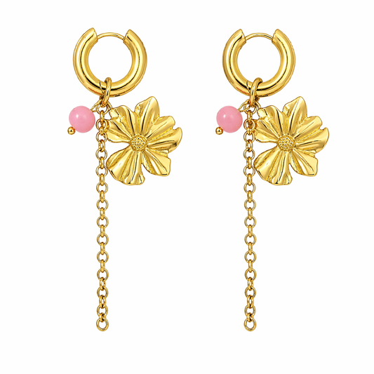 OORBELLEN PINK FLOWERS