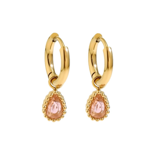 OORBELLEN PINK DROP