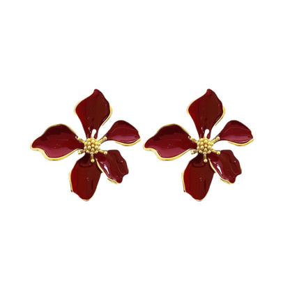 OORBELLEN RED FLOWER