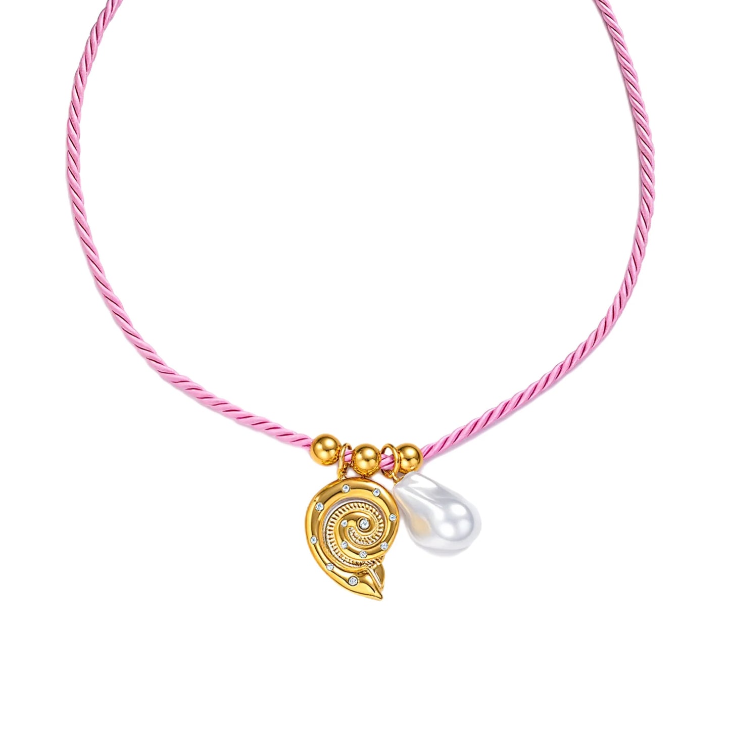 KETTING ROZE SCHELP