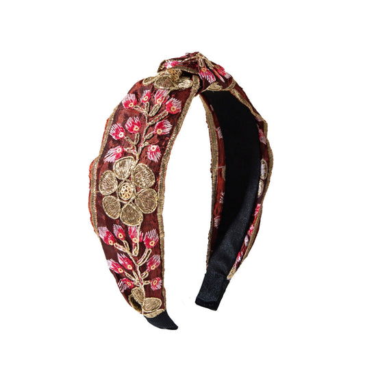 HAARBAND PINK FLOWER