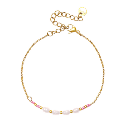 ARMBAND PLUMISH PEARL