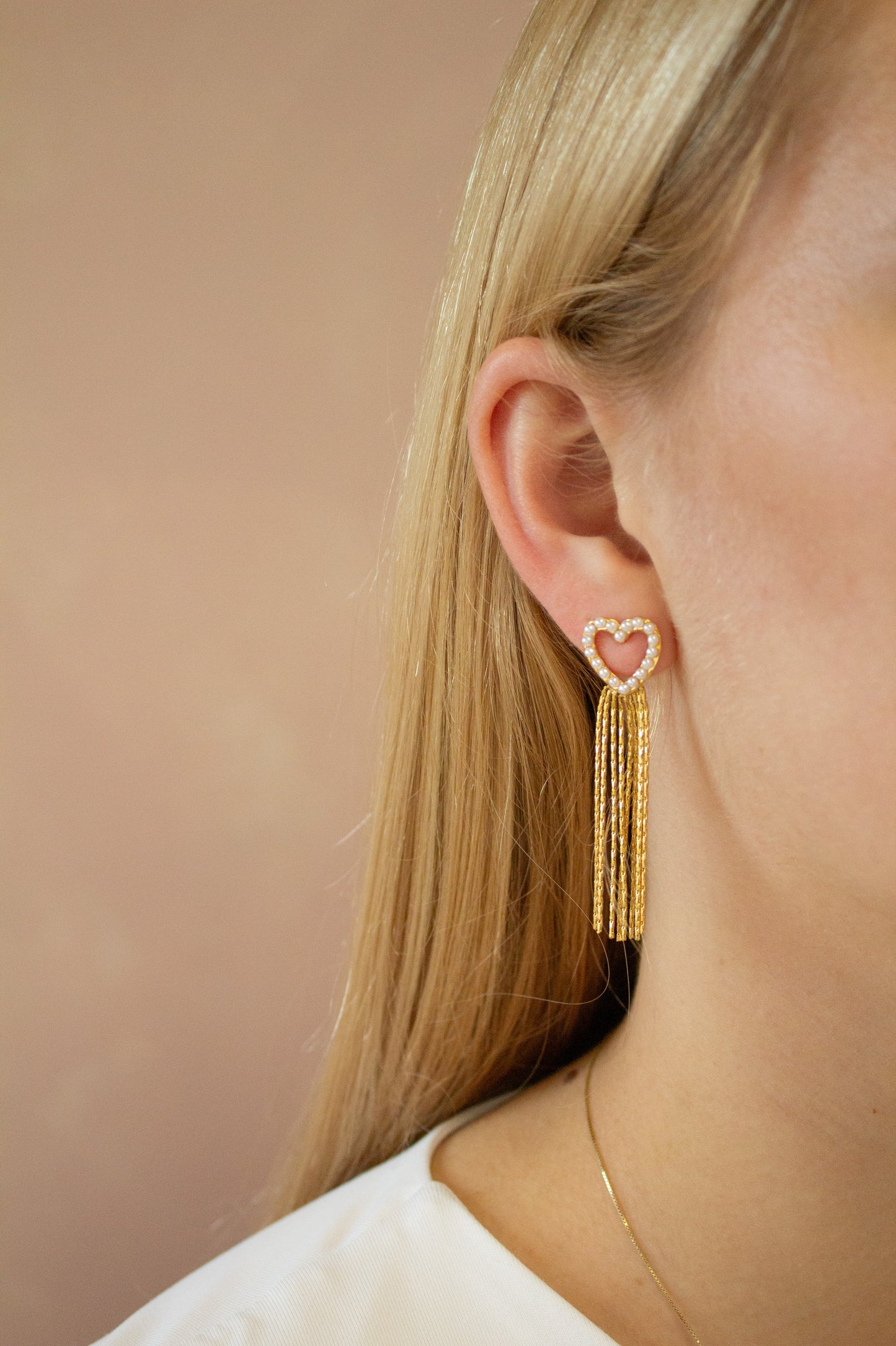 OORBELLEN HEART FULL OF PEARLS