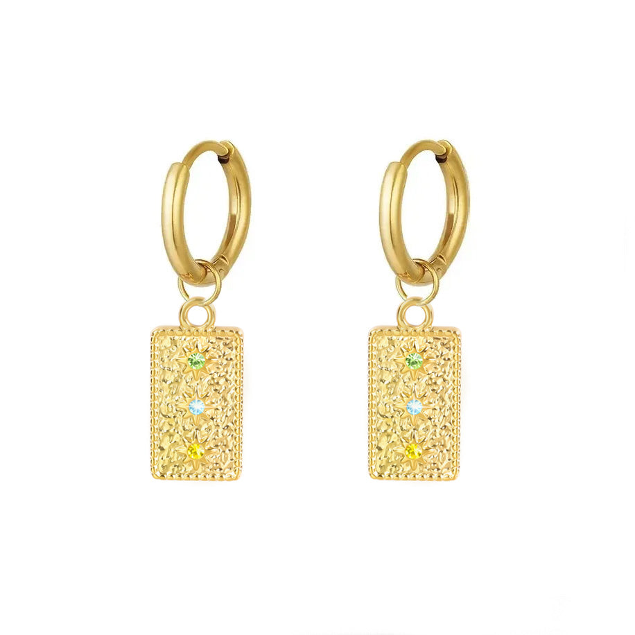 OORBELLEN BLUE SPARKLE