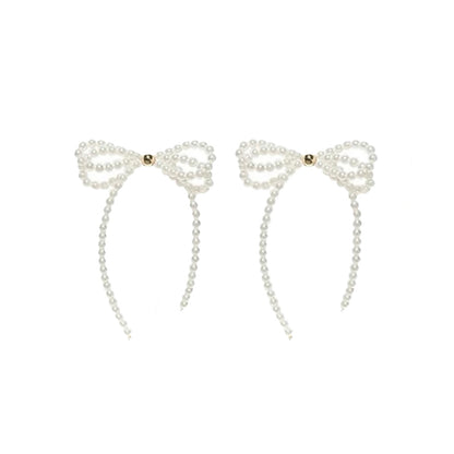 OORBELLEN PEARLY BOW