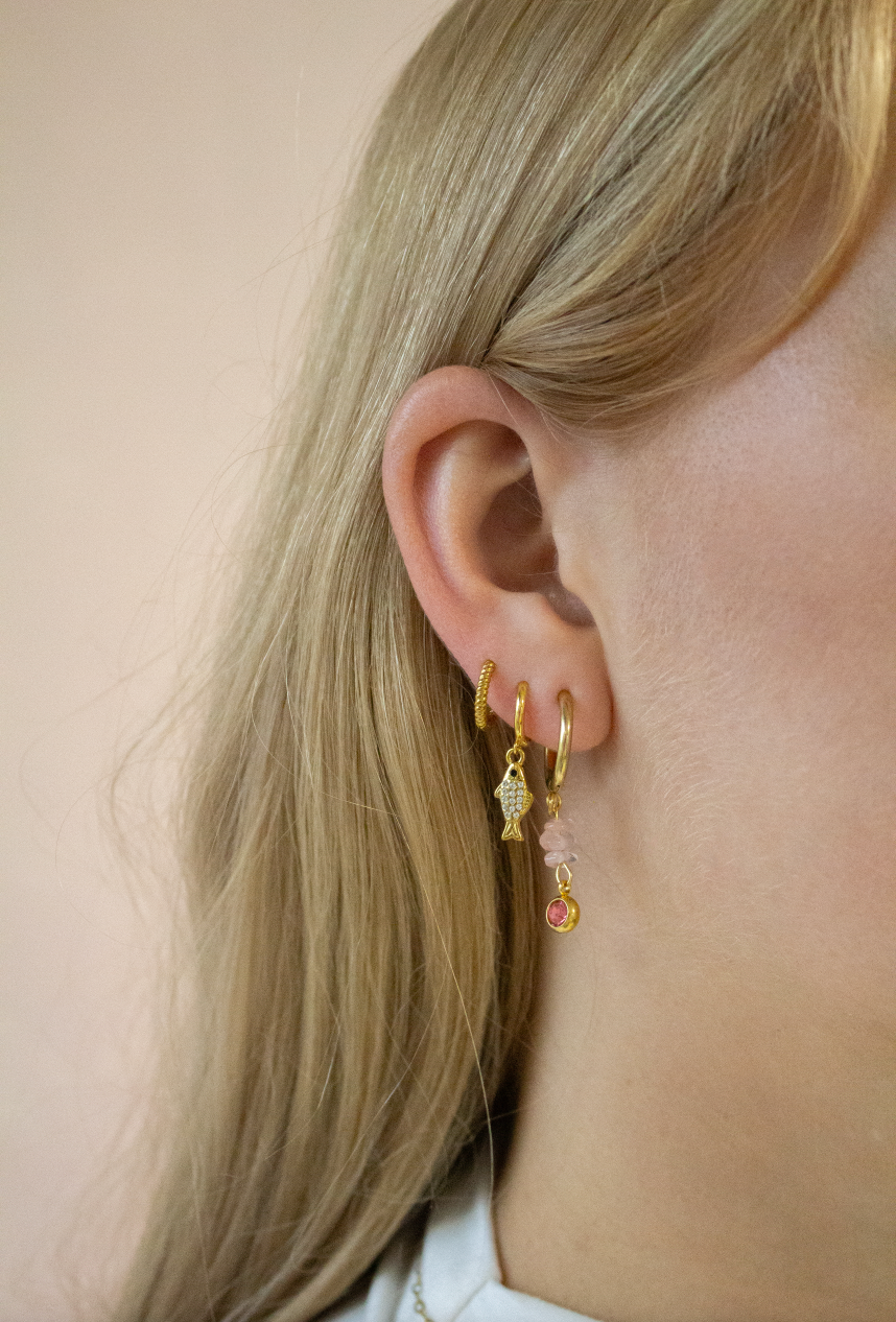 OORBELLEN TOUCH OF PINK