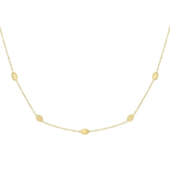 KETTING OVAL COINS