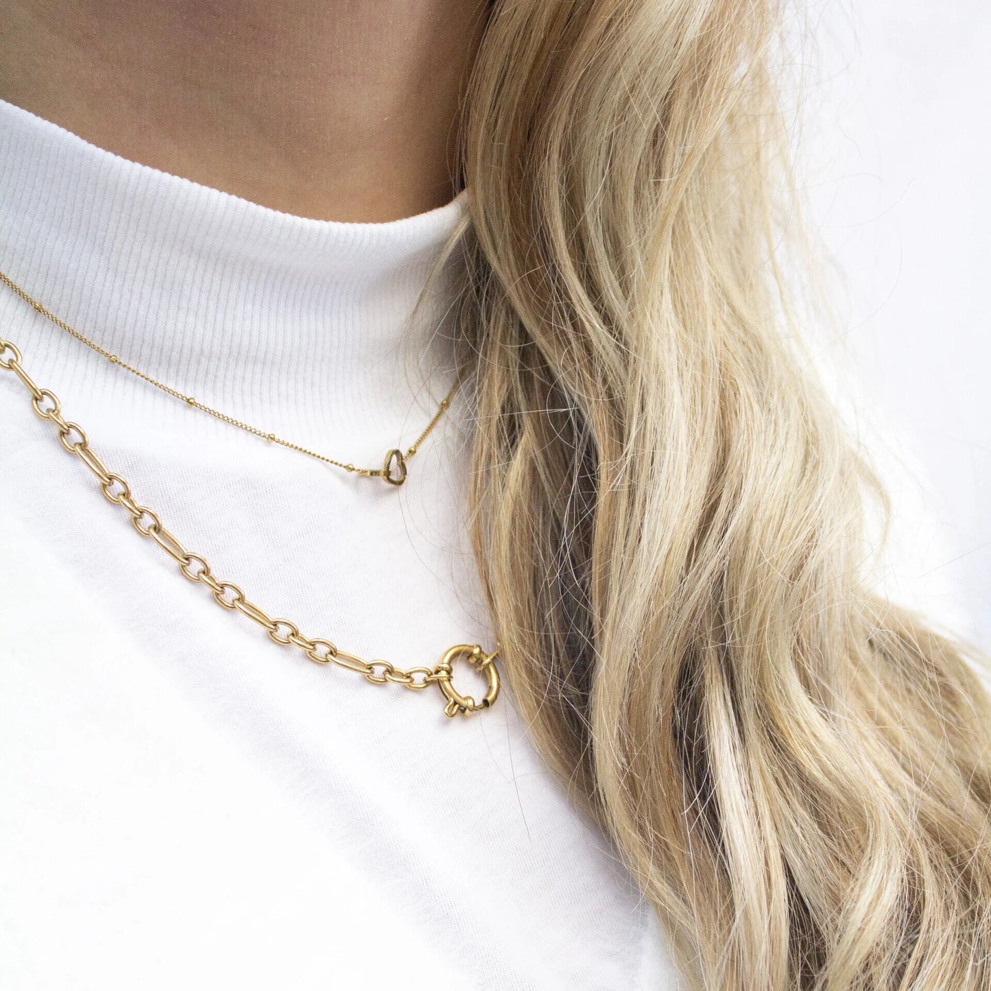 KETTING DOUBLE HEART